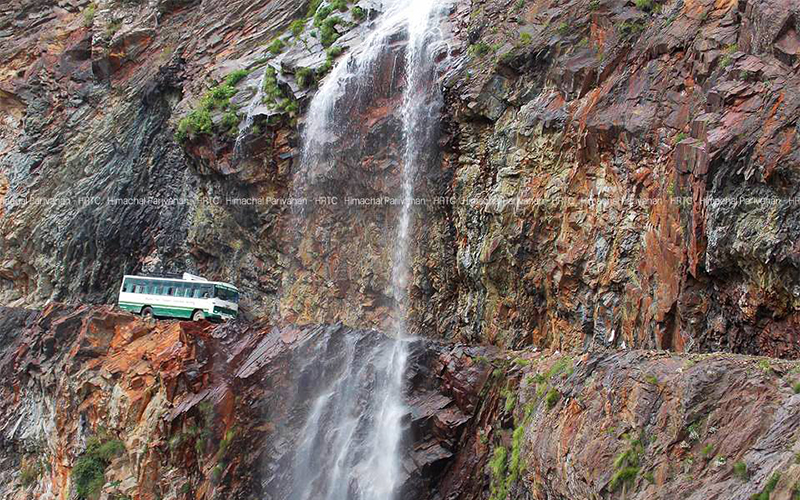 What India’s Longest, Highest And Most Dangerous Bus Ride Looks Like