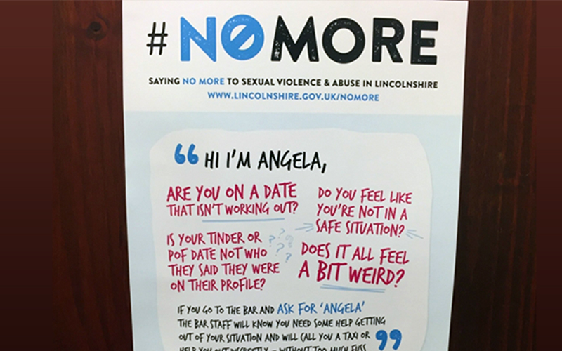 This Secret Code Word Poster In Bar Toilets Helps Women Escape Sexual Assault