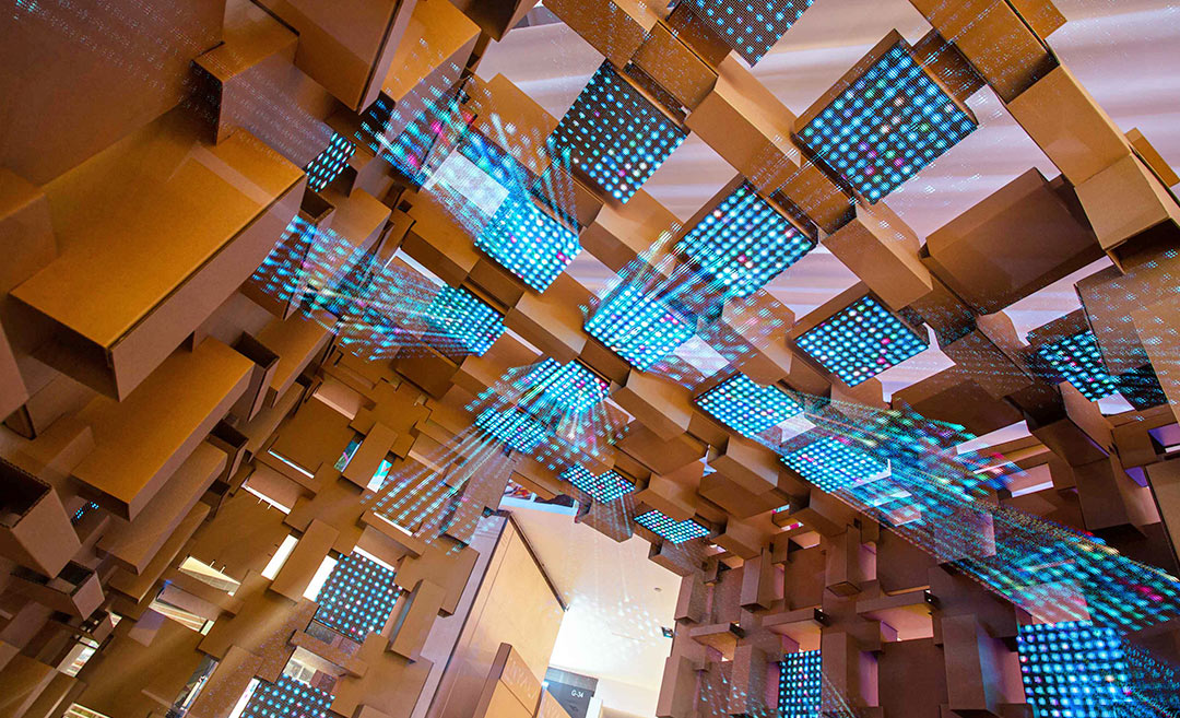 iNYALA's Immersive Exhibition At Fahrenheit88 Will Transport You Into A Geometric World Of Cubes