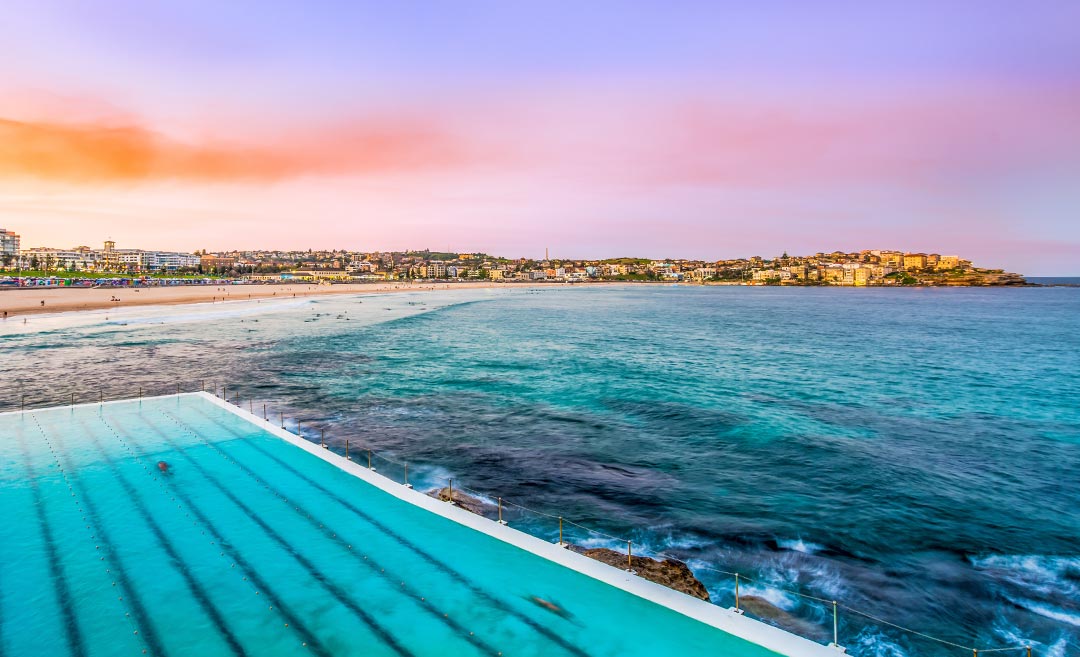 Bondi Icebergs Pool in Sydney, Australia.