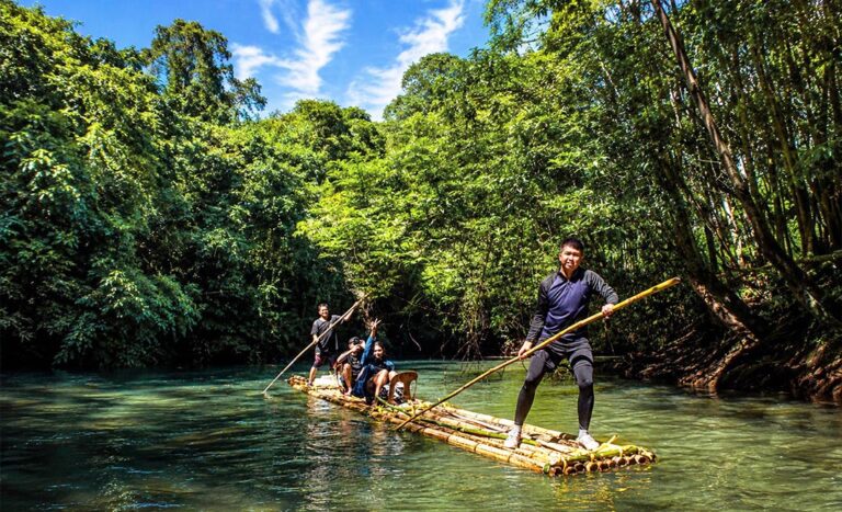 Bamboo Rafting In Sarawak: A Journey Through Borneo’s Forests